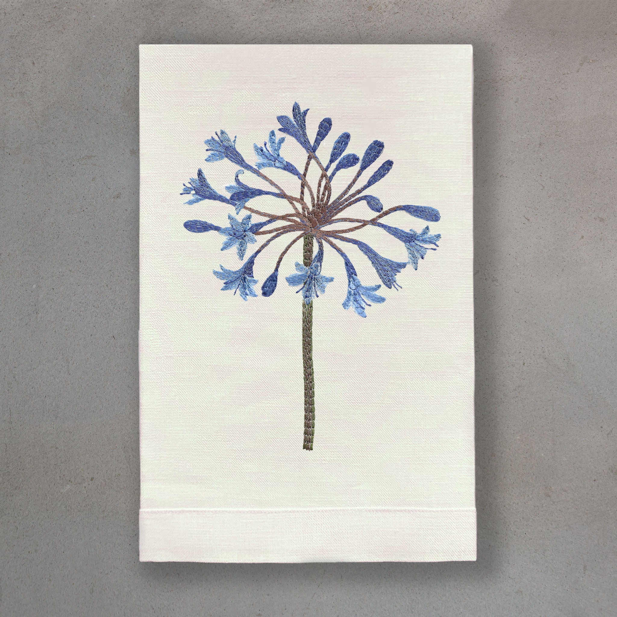 Agapanthus Blue | Ivory Linen