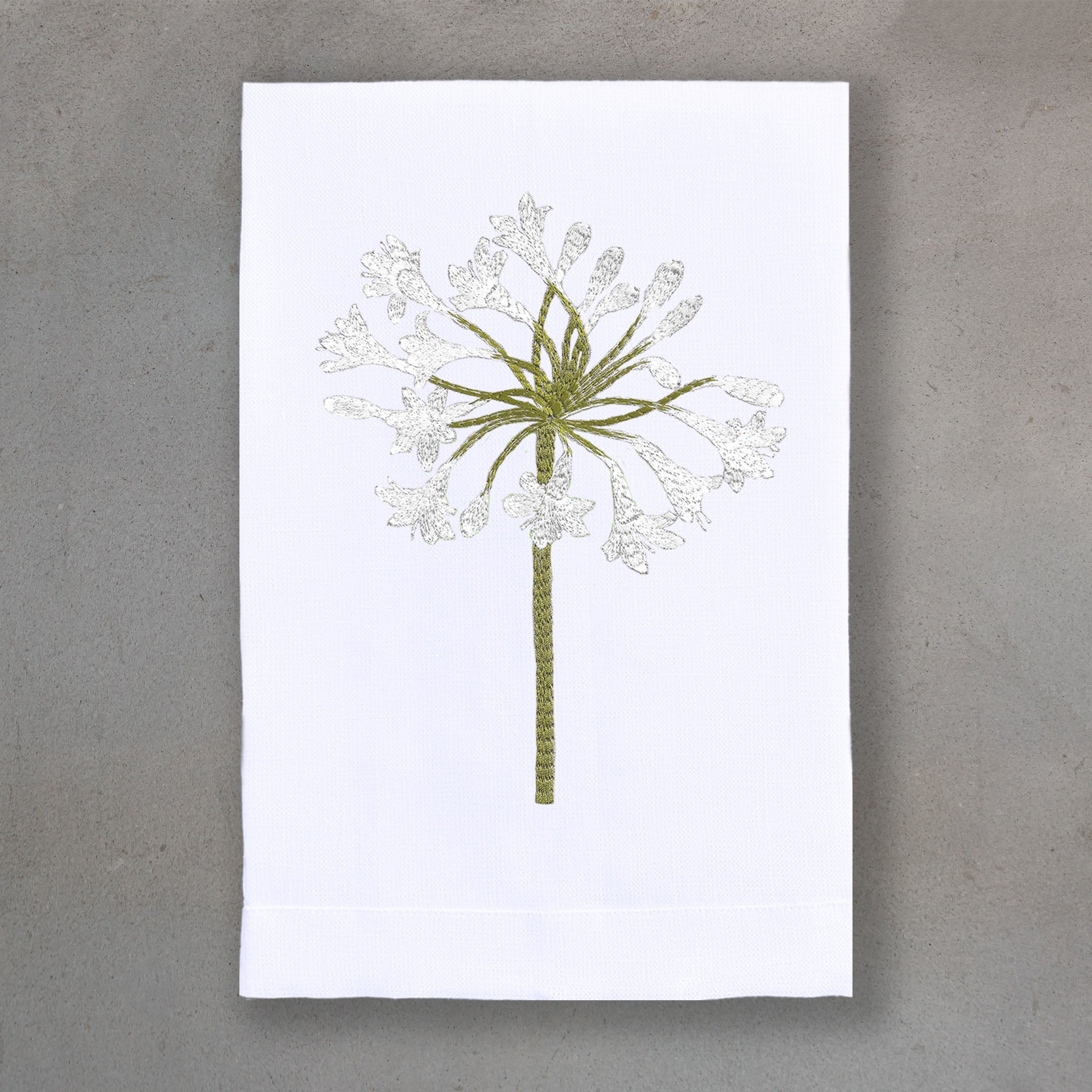 Agapanthus White | White Linen