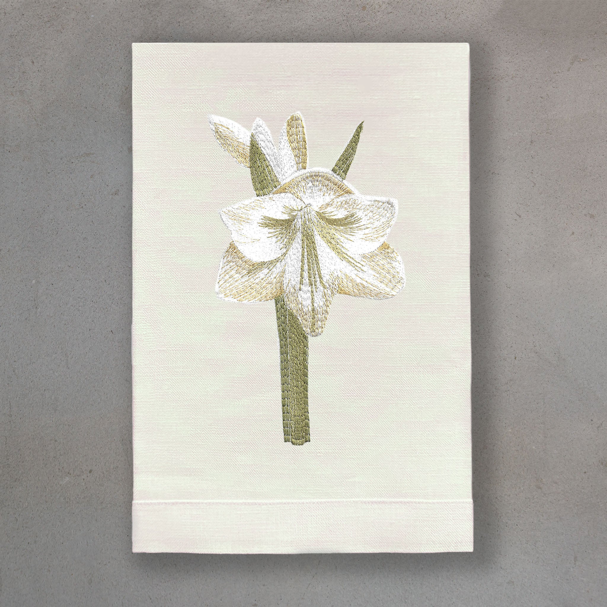 Amaryllis White | Ivory Linen