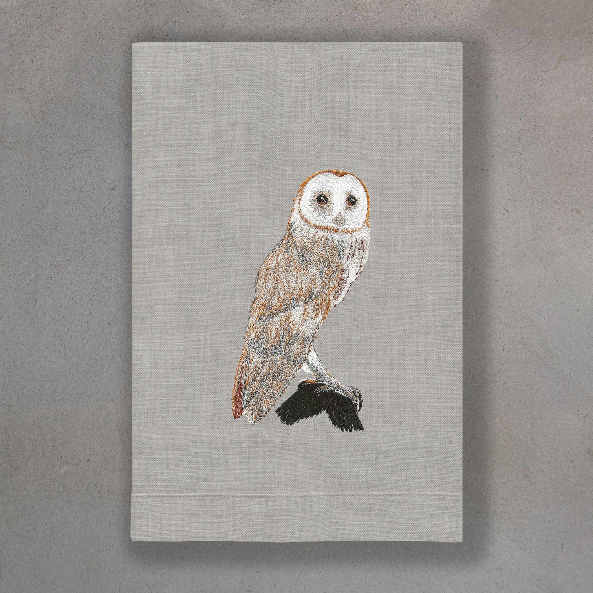 Barn Owl Silver | Oat Linen