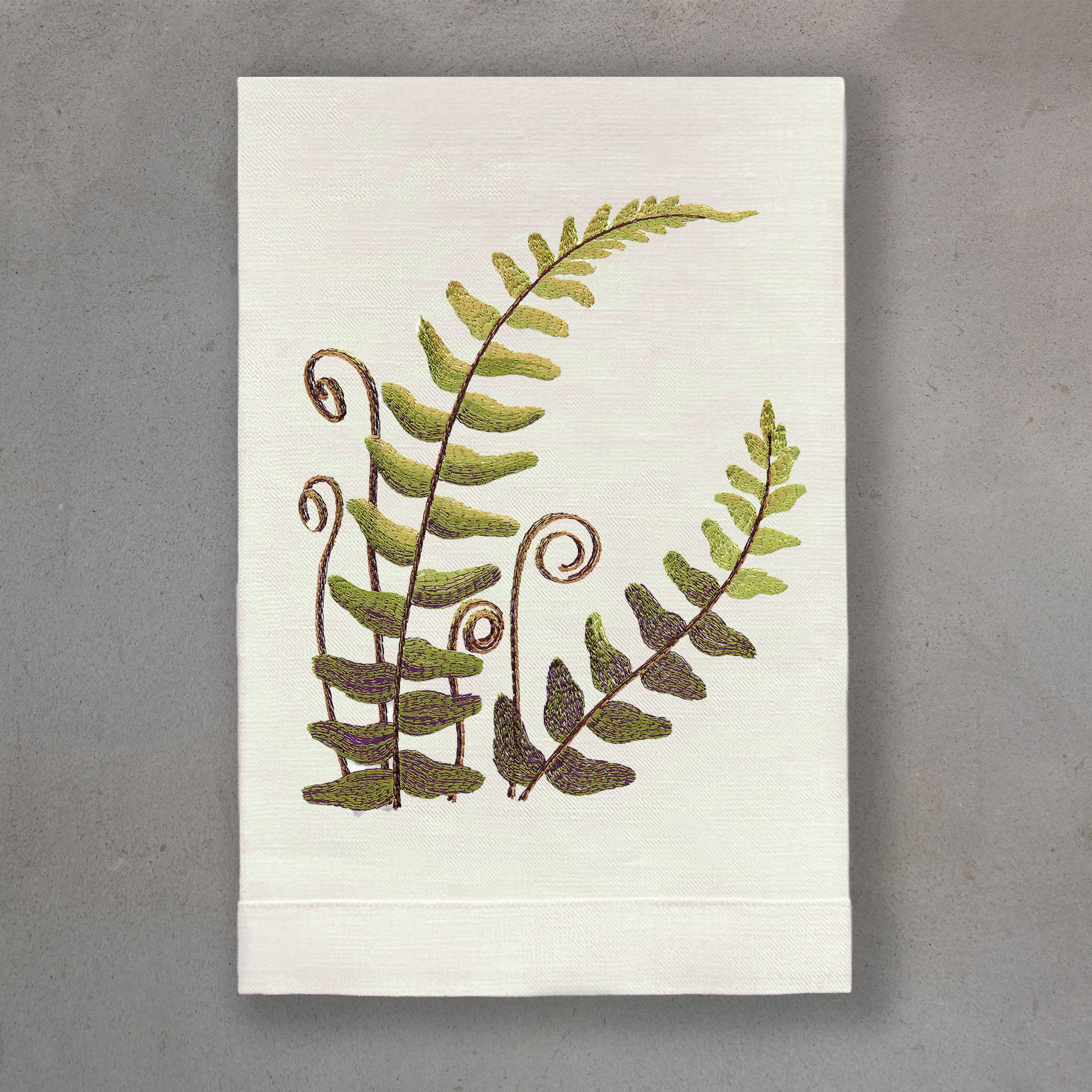 Fern Green | Ivory Linen