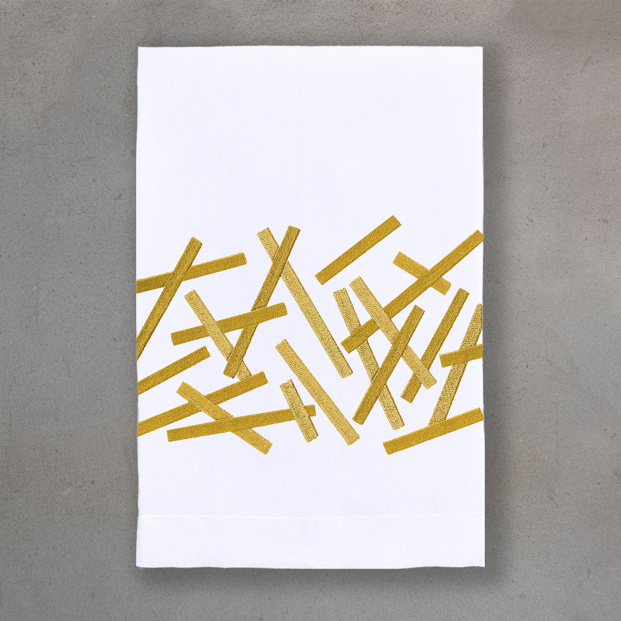 Fiddlesticks Gold | White Linen