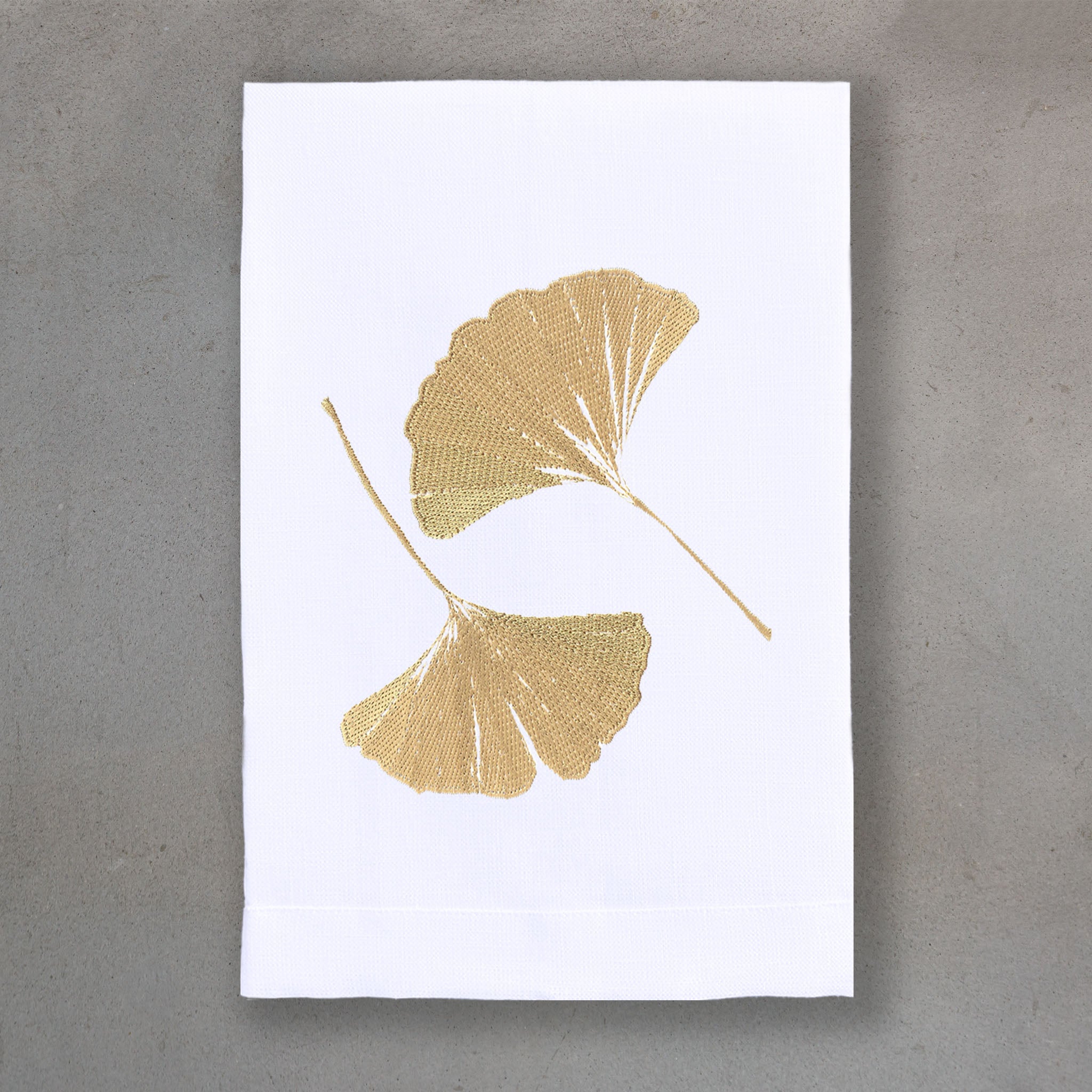 Ginkgo Gold | White Linen