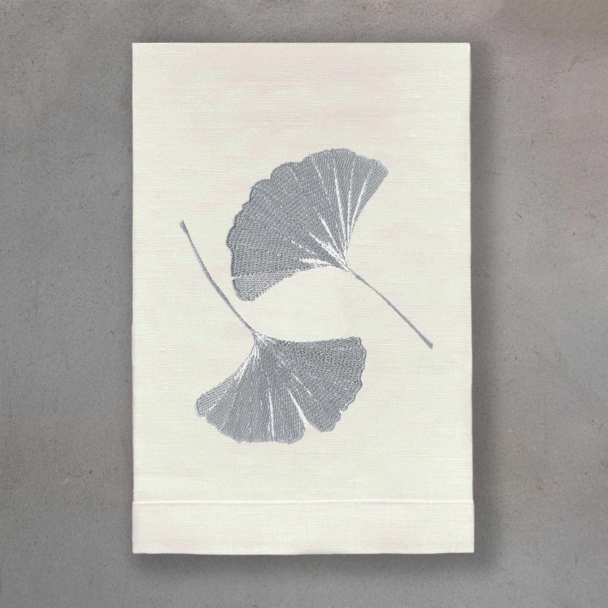 Ginkgo Silver | Ivory Linen