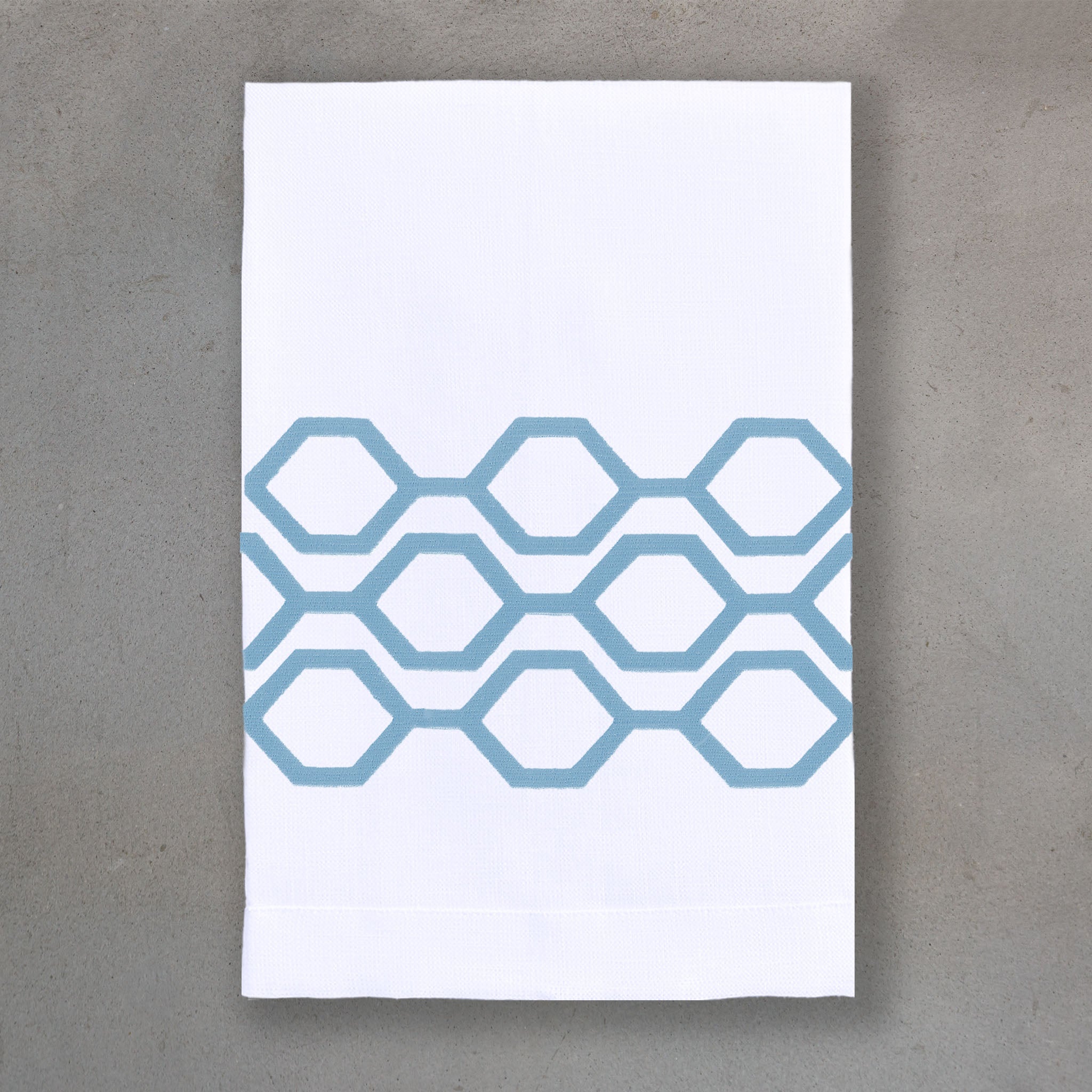 Honeycomb Palm | White Linen