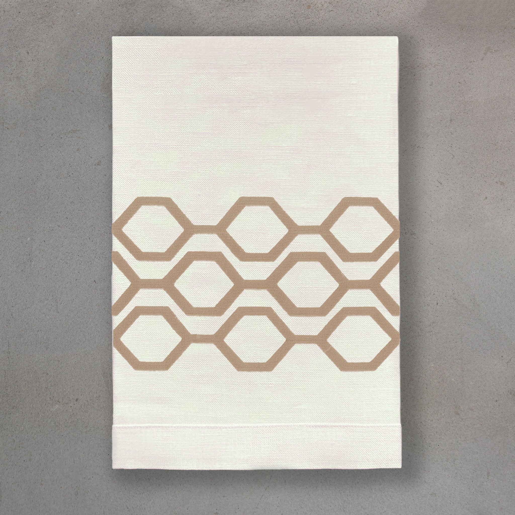 Honeycomb Pewter | Ivory Linen