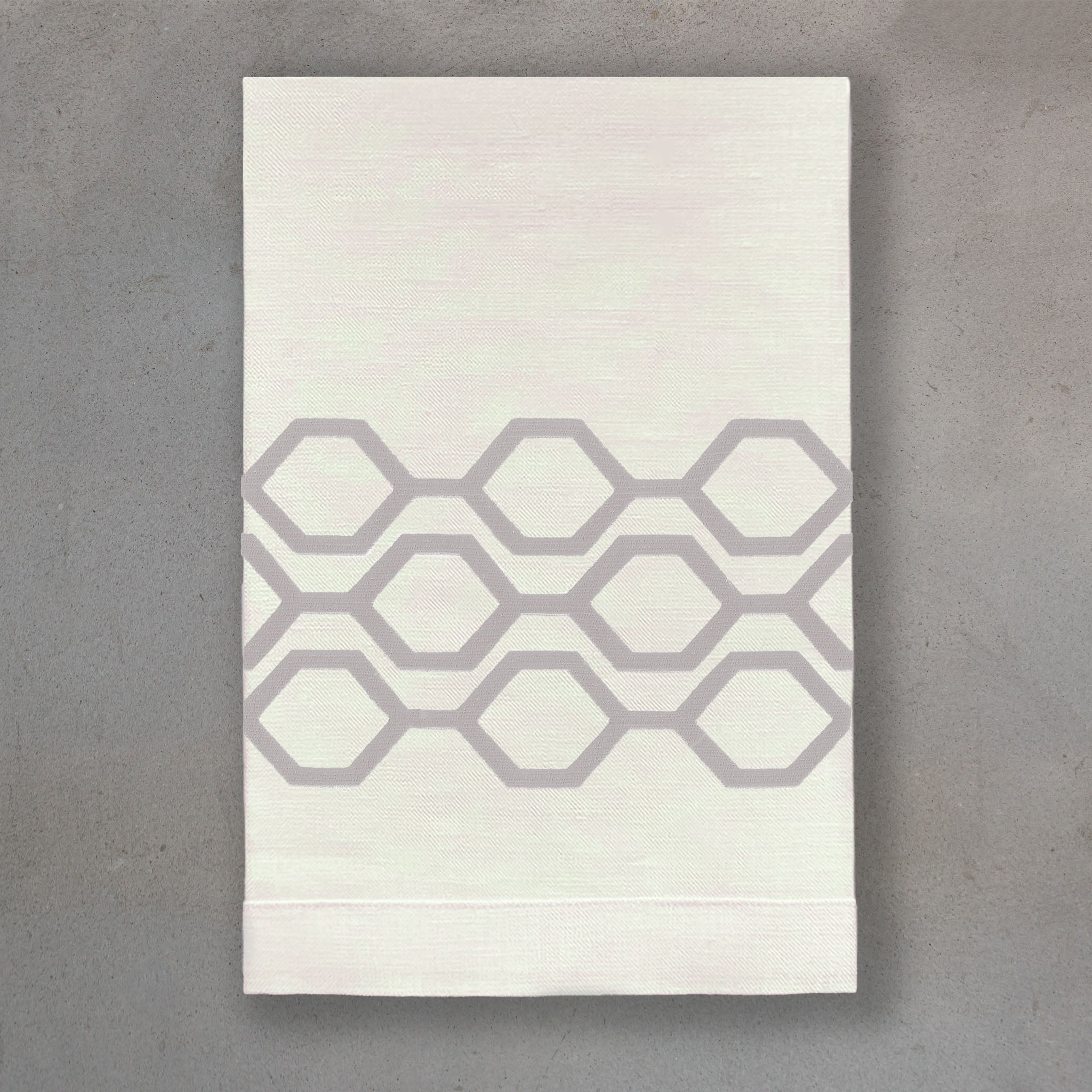 Honeycomb Silver | Ivory Linen