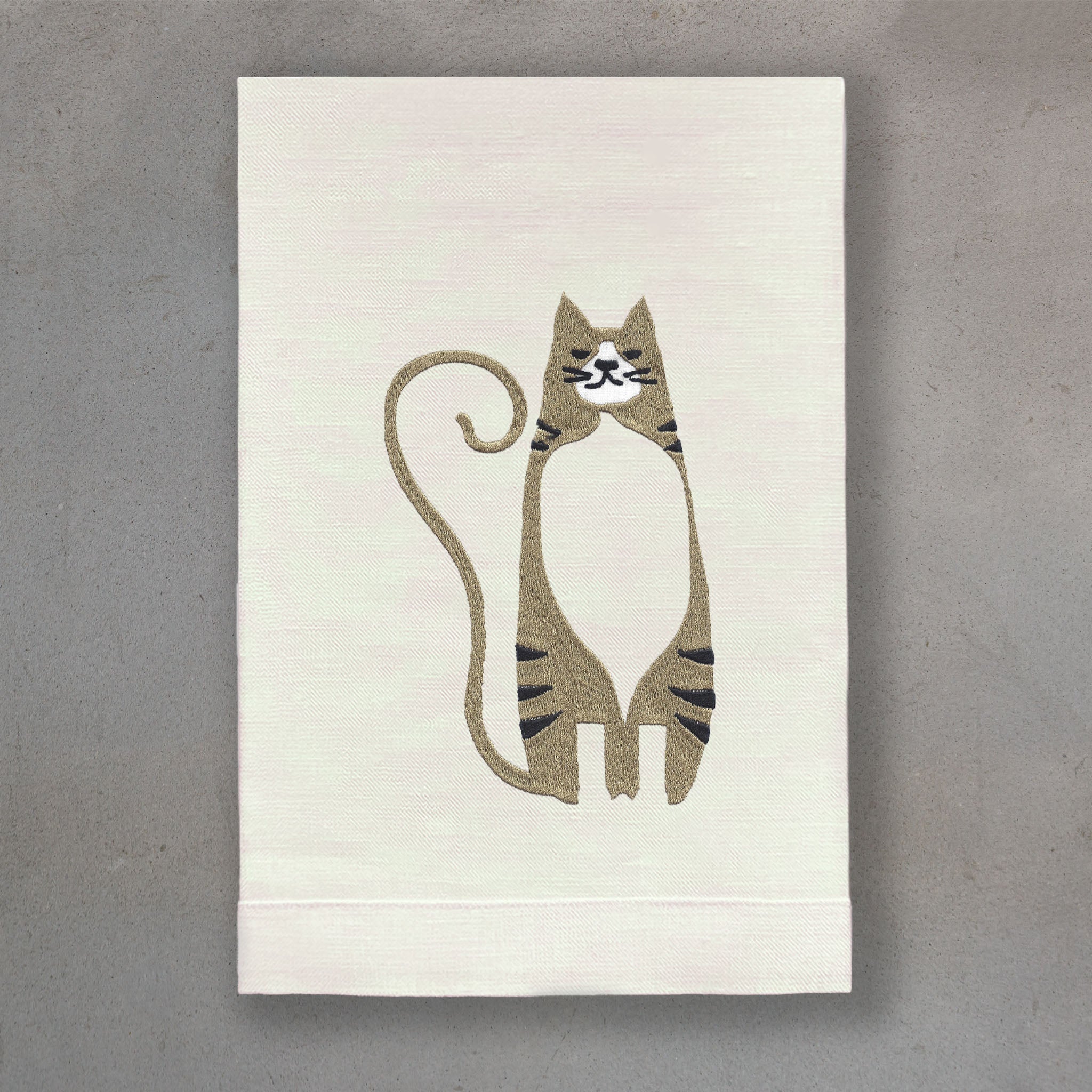 Kitty Tabby | Ivory Linen