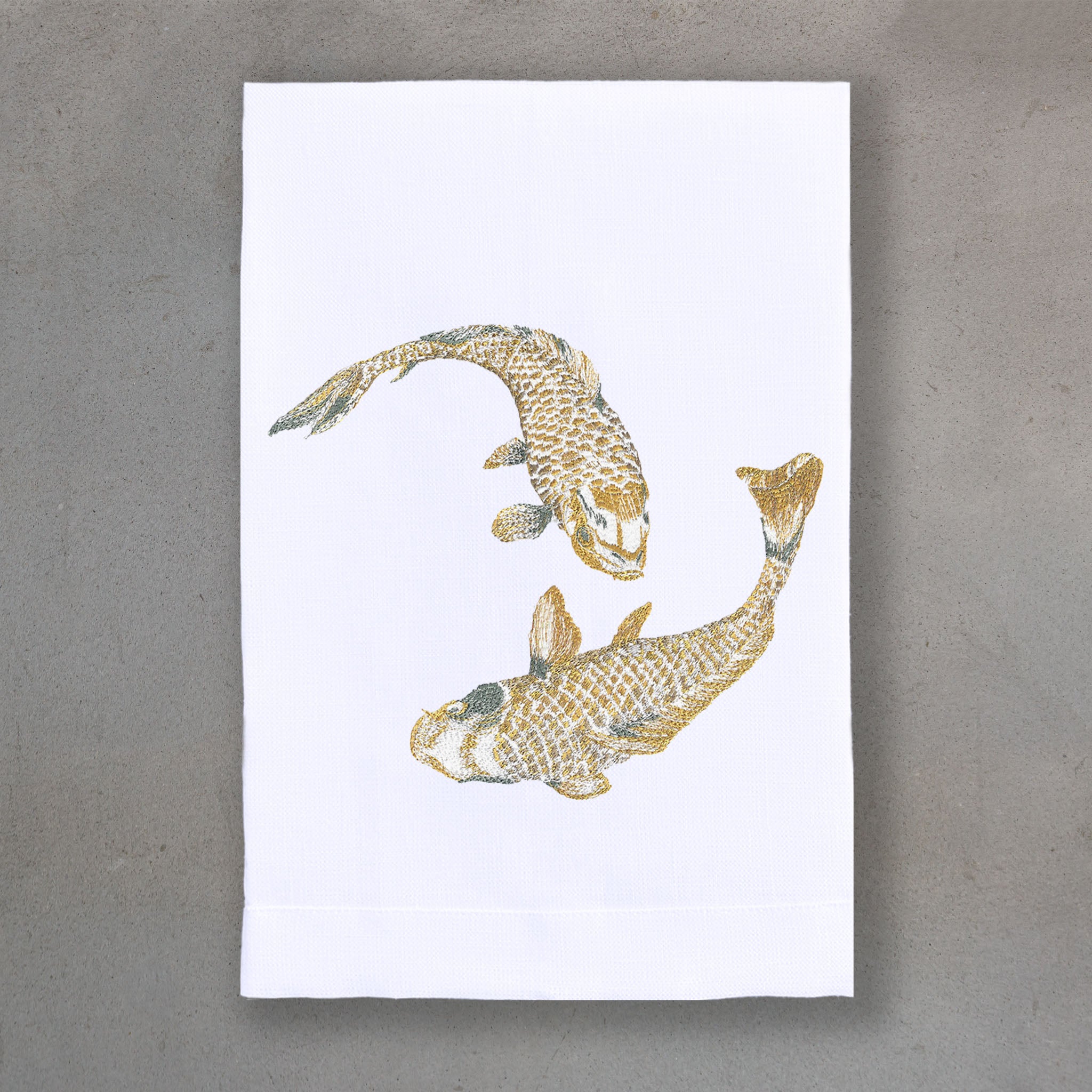 Koi Gold | White Linen