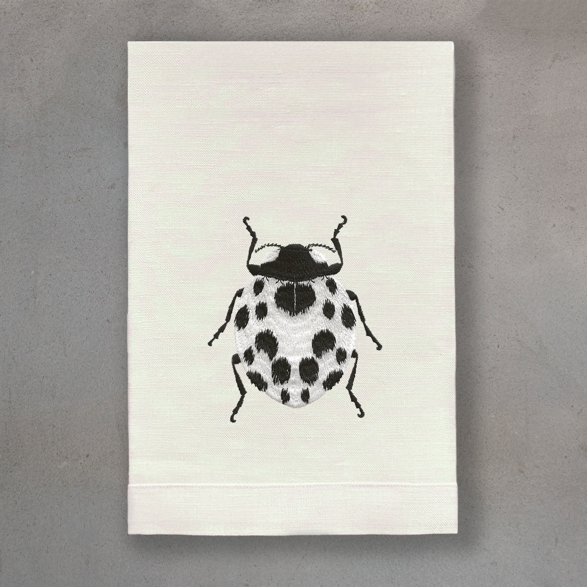 Ladybug White | Ivory Linen