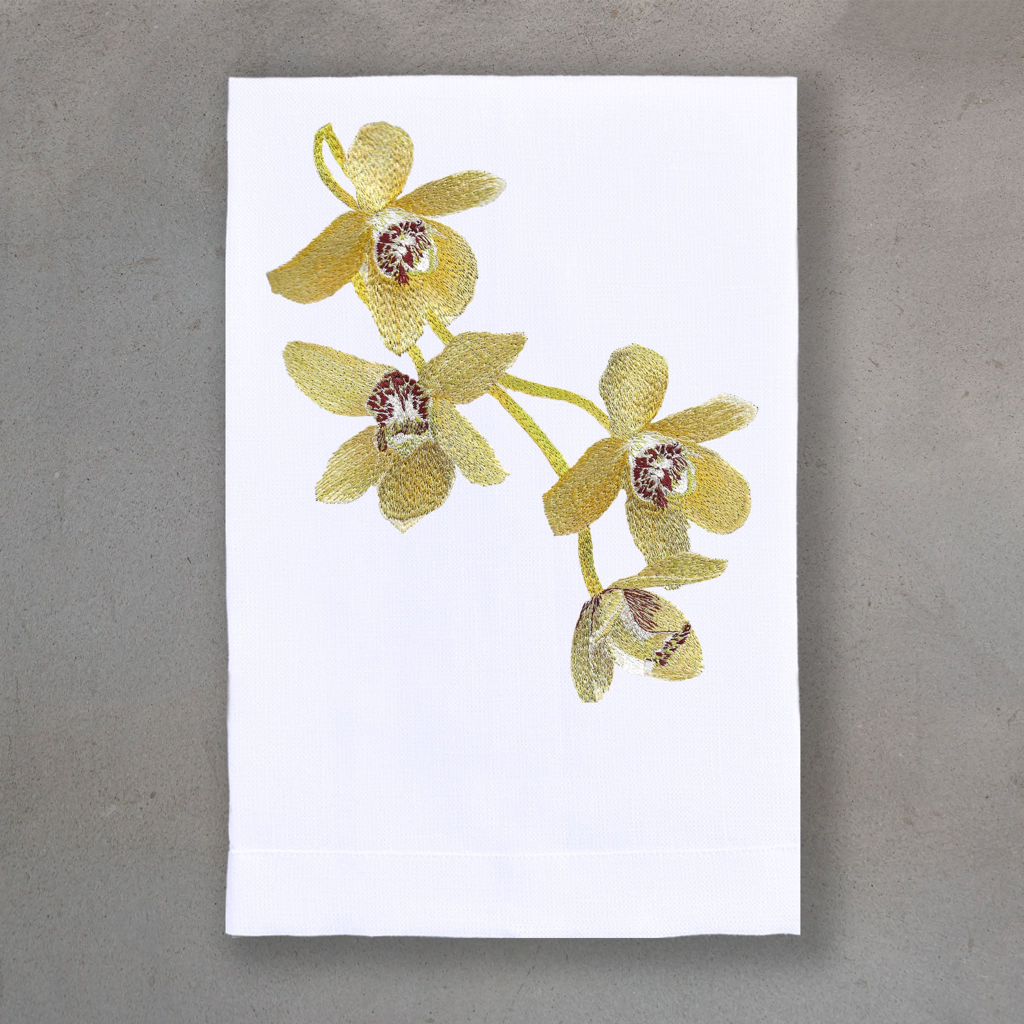 Orchid Gold | White Linen