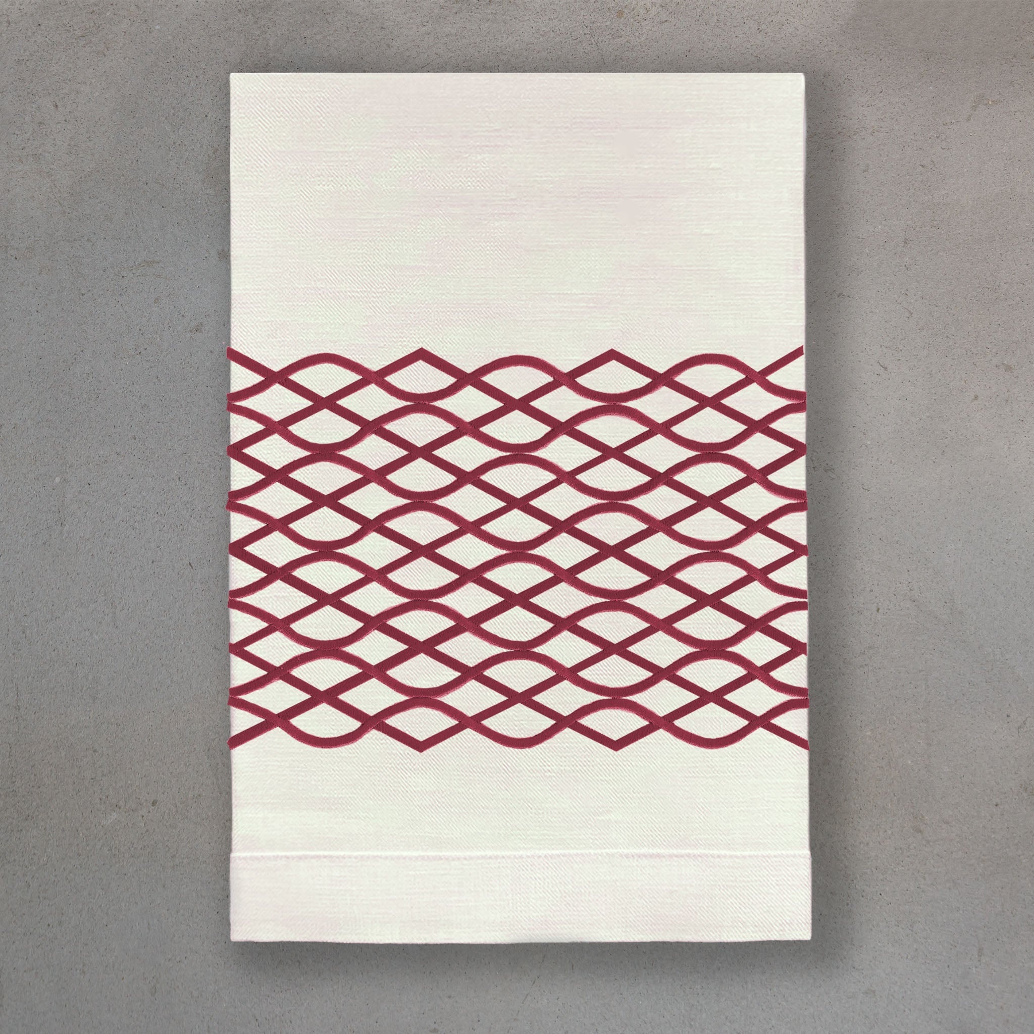 Palisades Claret | Ivory Linen