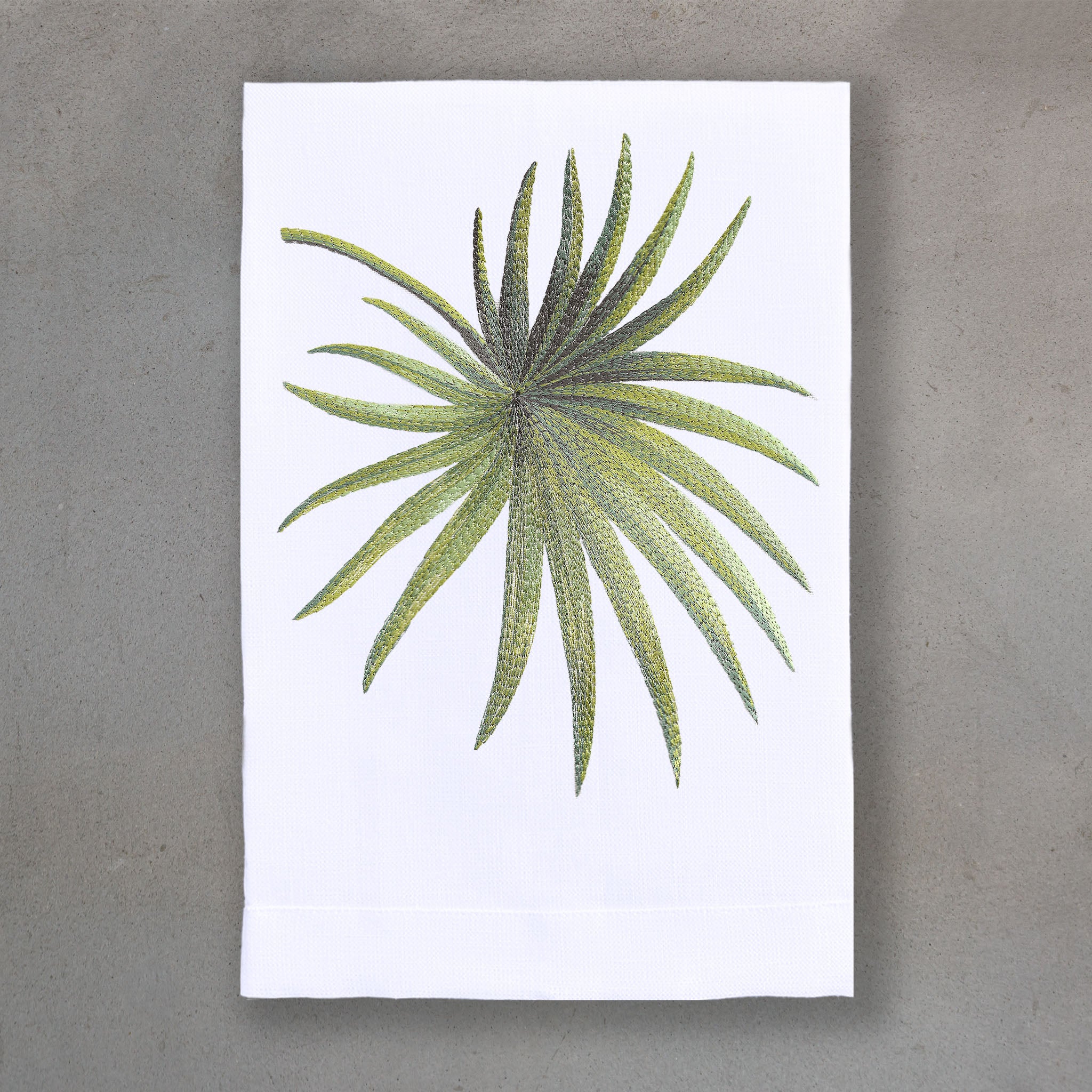 Palmetto Green | White Linen