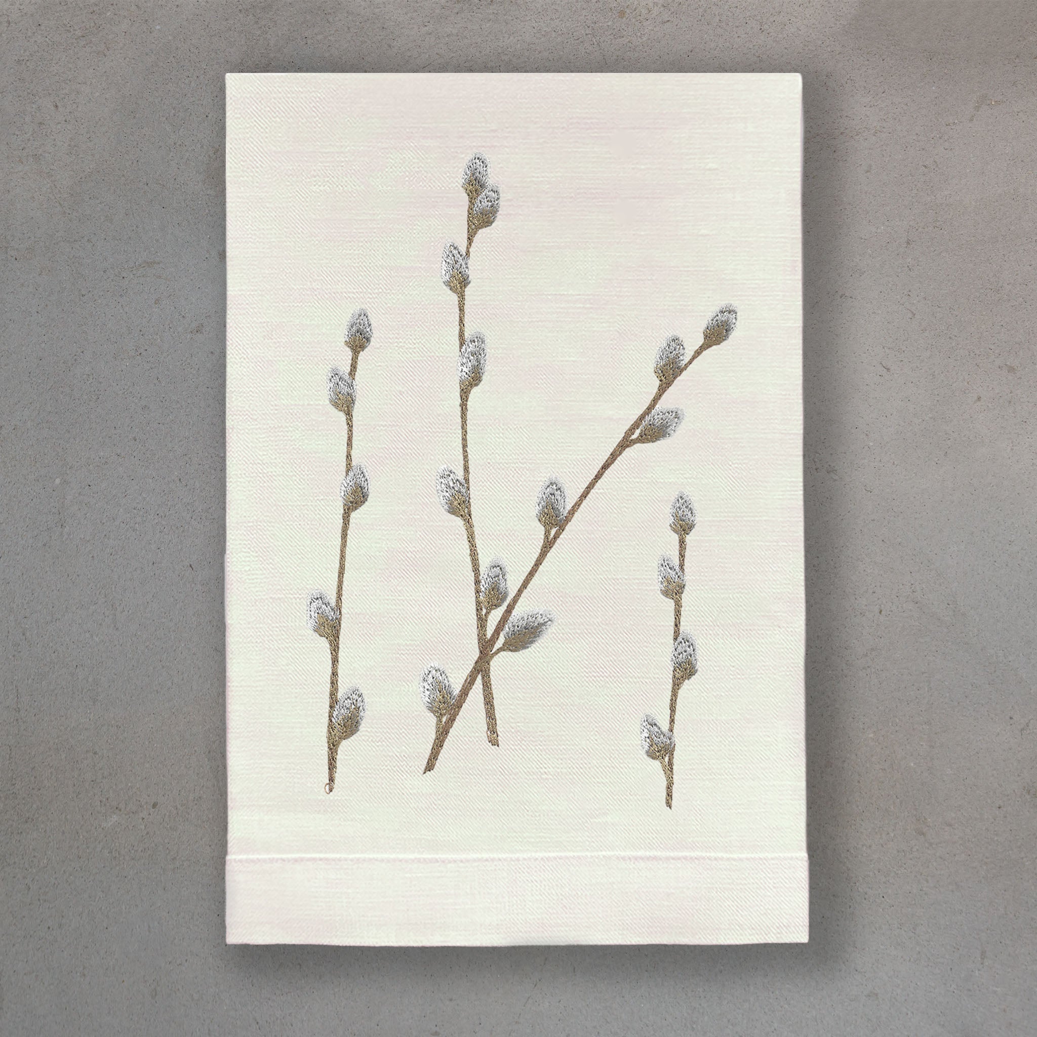 Pussywillow Copper | Ivory Linen