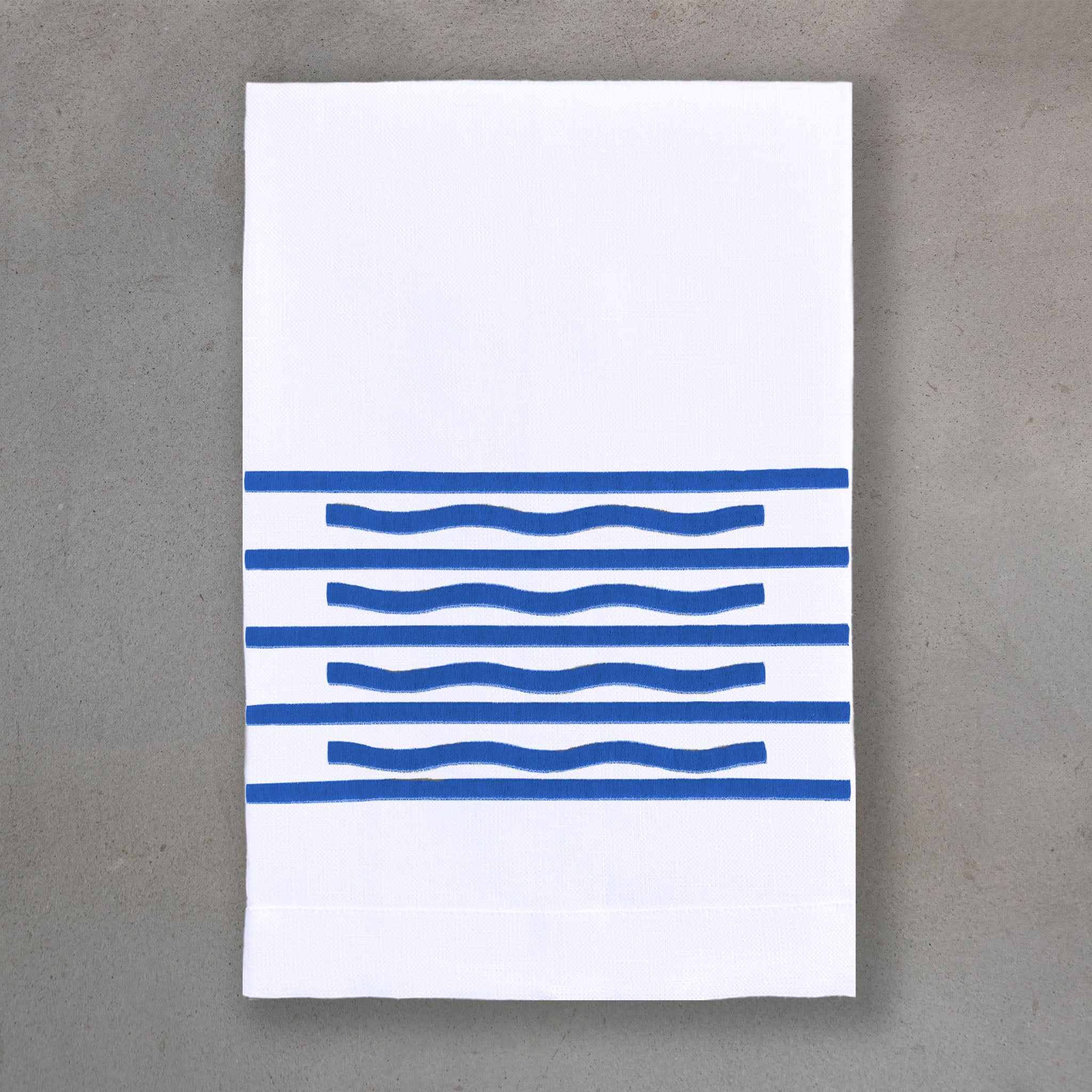 Rhythms True Blue | White Linen