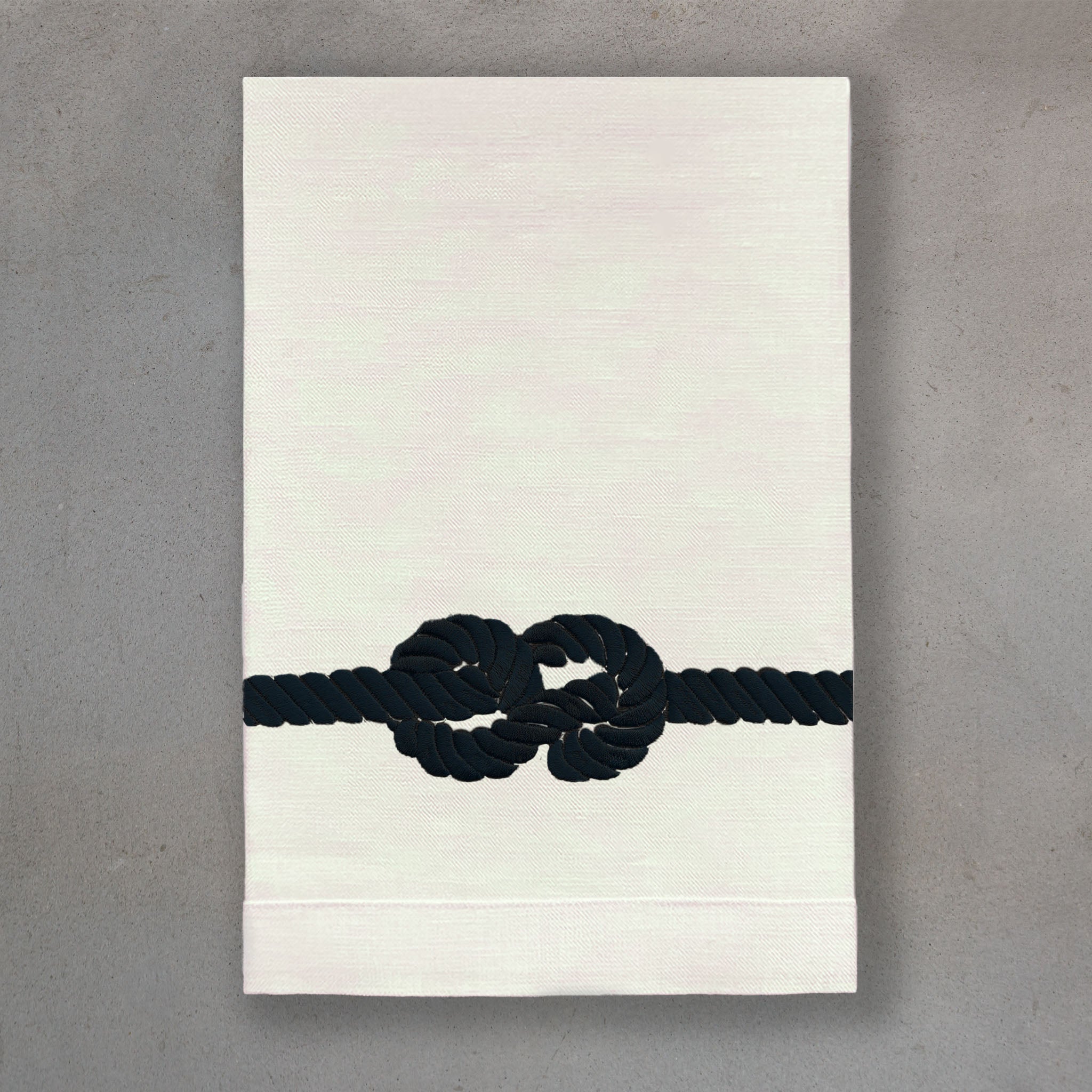 Rope Black | Ivory Linen