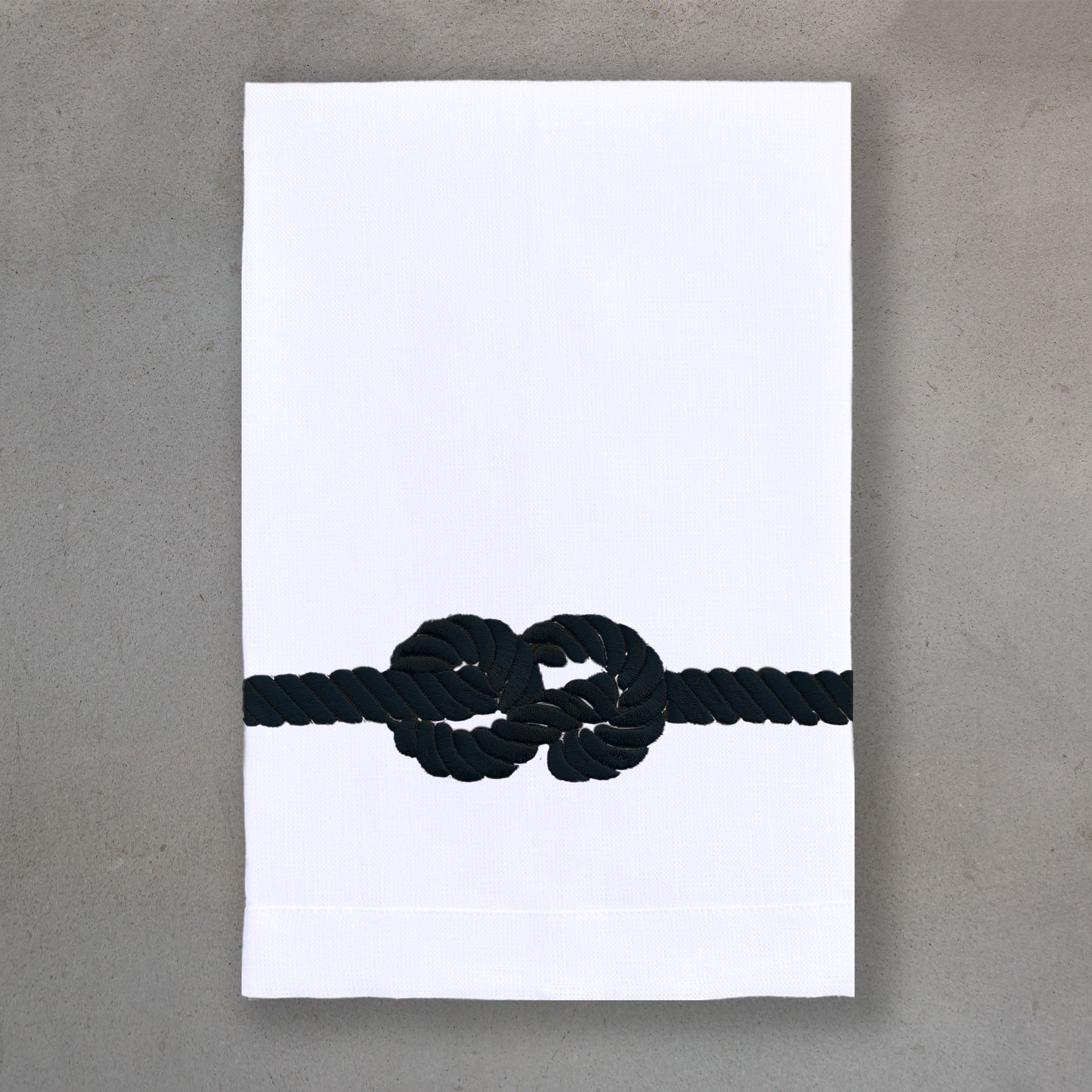 Rope Black | White Linen