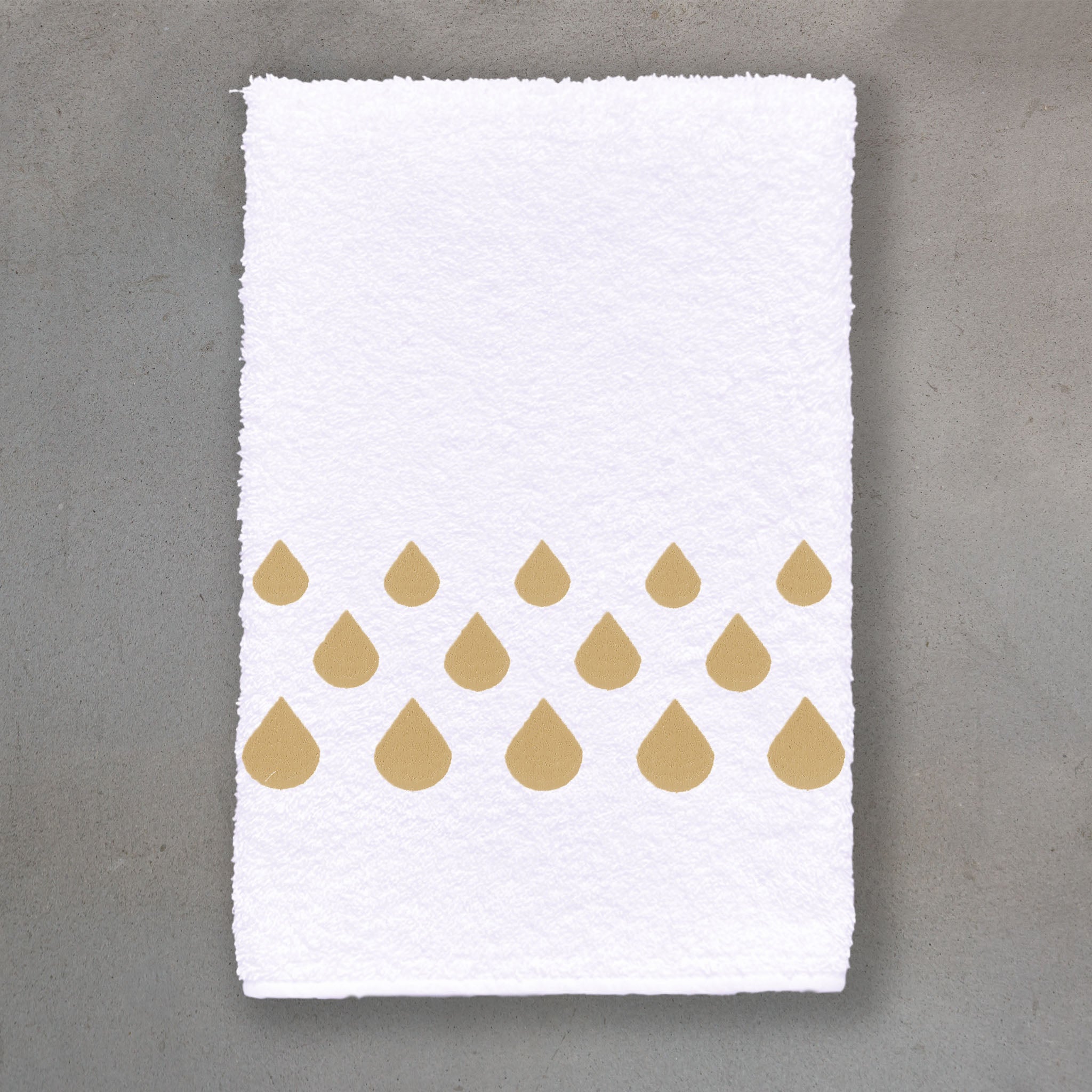 Teardrops Gold | White Roma