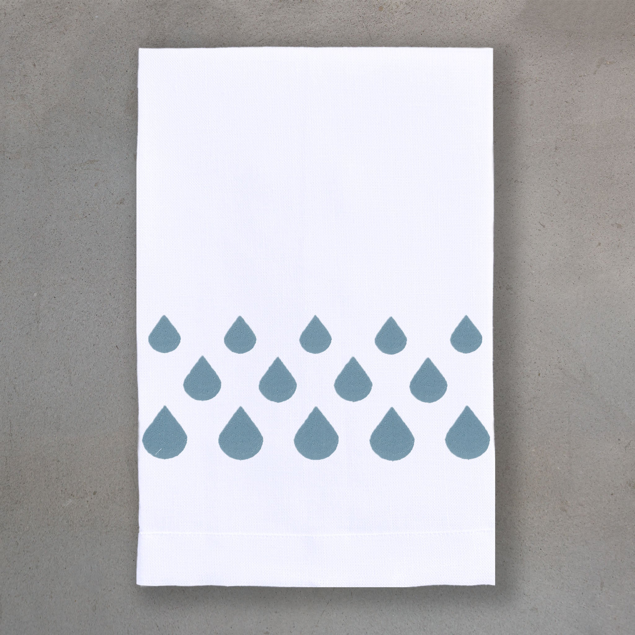 Teardrops Palm | White Linen