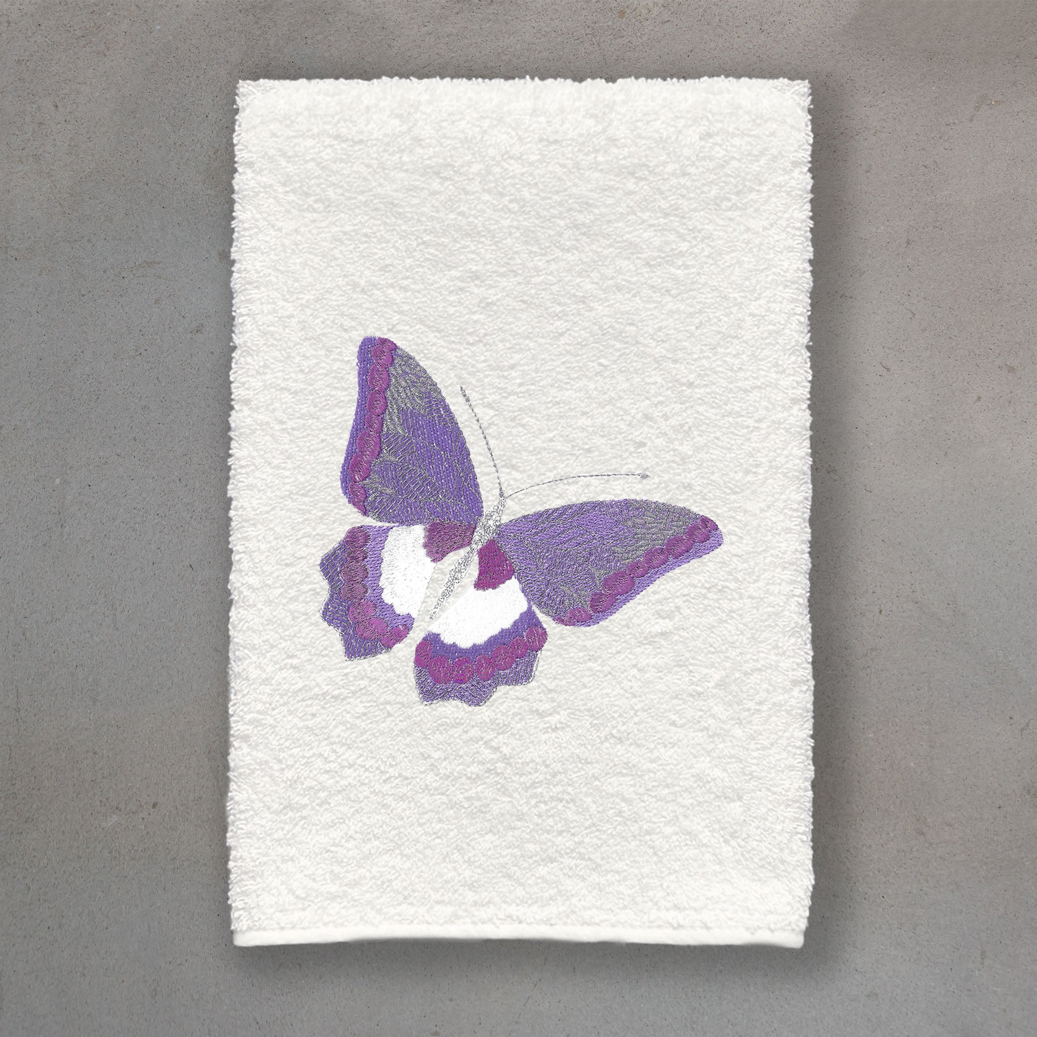 Trop Bfly Amethyst | Ivory Roma