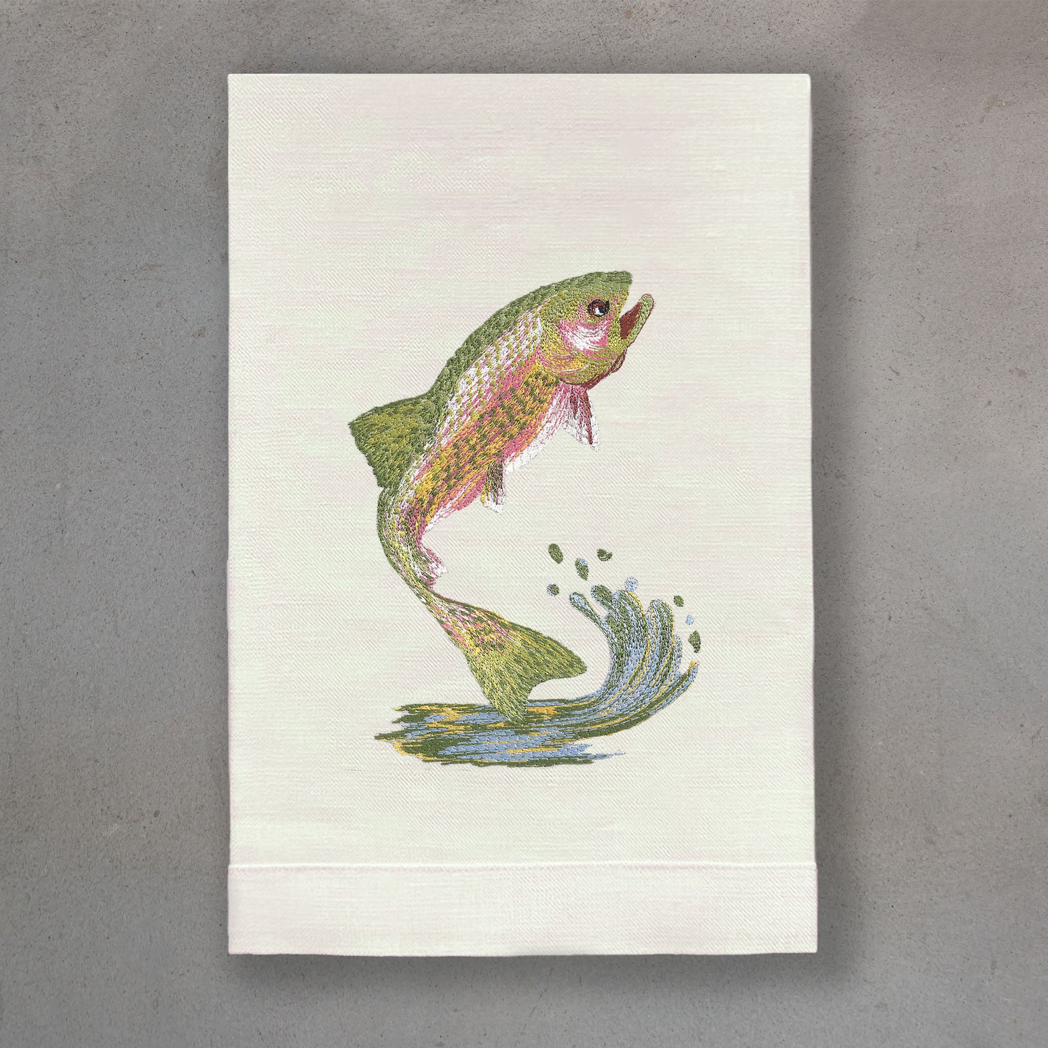 Trout Rainbow | Ivory Linen